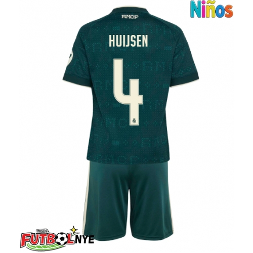 Camiseta Real Madrid Dean Huijsen #4 Visitante Equipación para niños 2026-27 manga corta (+ pantalones cortos)